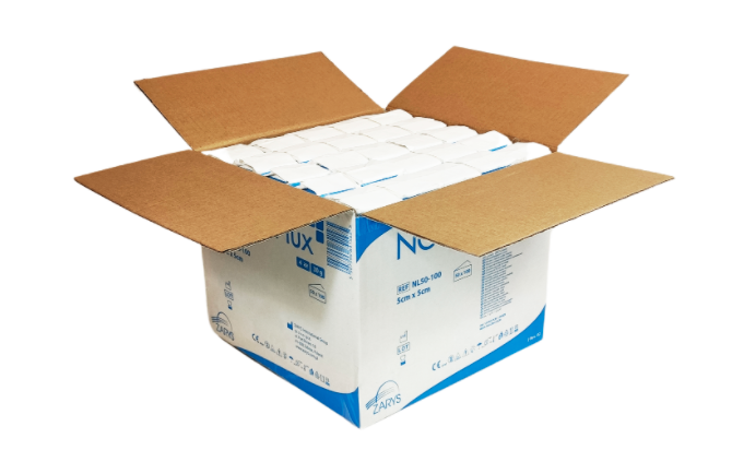 Kompresy z włókniny niejałowe NONVI lux 100szt 5cm x 5cm.jpg