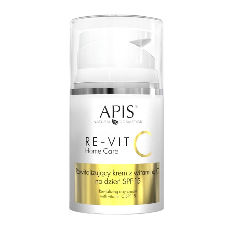 APIS RE-VIT C Home Care - Rewitalizujący krem z witaminą C na dzień SPF15 50ml.jpg