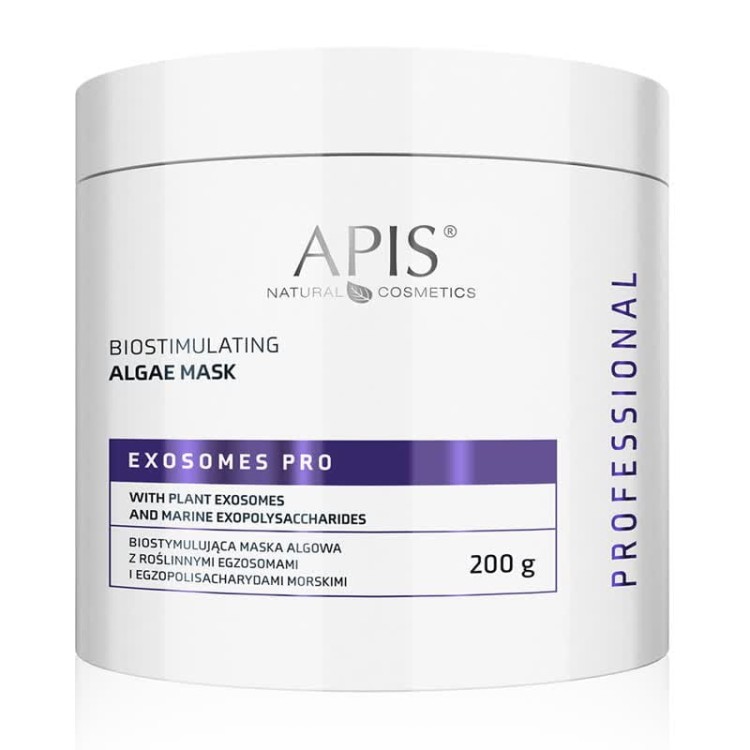 APIS EXOSOMES PRO Biostymulująca maska algowa z roślinnymi egzosomami 200g.jpg