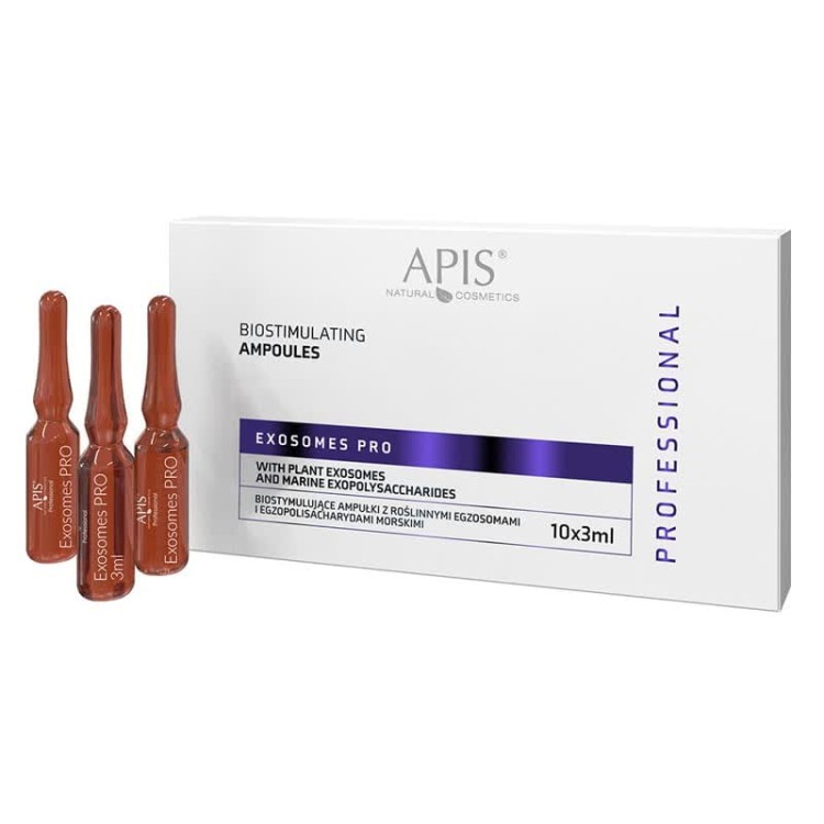 APIS EXOSOMES PRO Biostymulujące ampułki z roślinnymi egzosomami 10x3ml.jpg