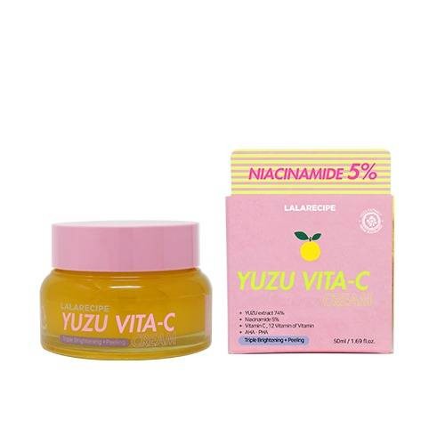 LALARECIPE Yuzu Vita C Cream - Rozjaśniający Krem do Twarzy z Witaminą C 50ml.jpg