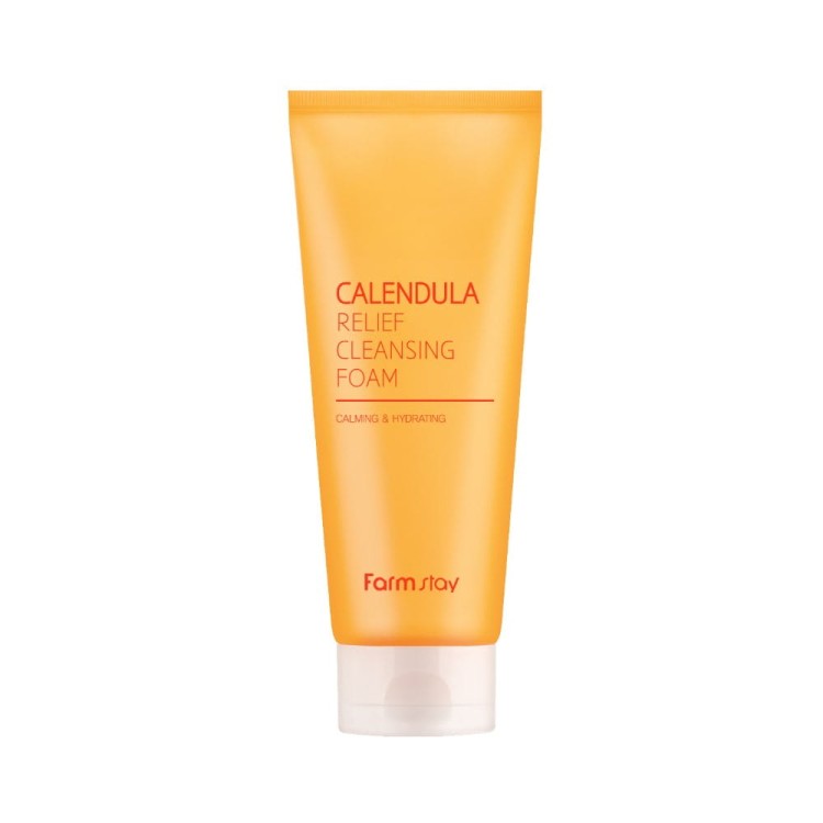 FARMSTAY Calendula Relif Cleansing Foam 180ml.jpg
