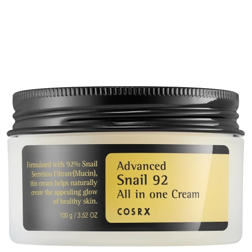 COSRX Advanced Snail 92 All in one Cream - Krem do twarzy ze śluzem ślimaka 100ml.webp
