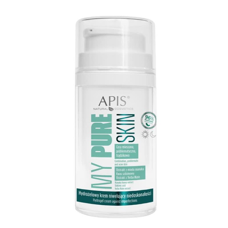 APIS MY PURE SKIN Hydrożelowy krem niwelujący niedoskonałości 50ml.jpg