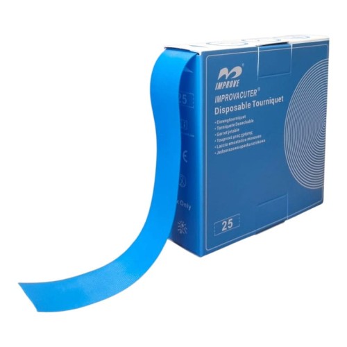 Staza bezlateksowa jednorazowa w rolce a'25