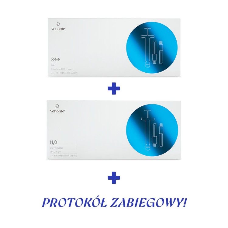 Venome S Lips 2x1ml + Venome Biorevitalization H2O + Protokół!
