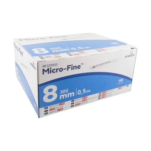 Strzykawki BD micro fine plus 0,5ml - 10 szt