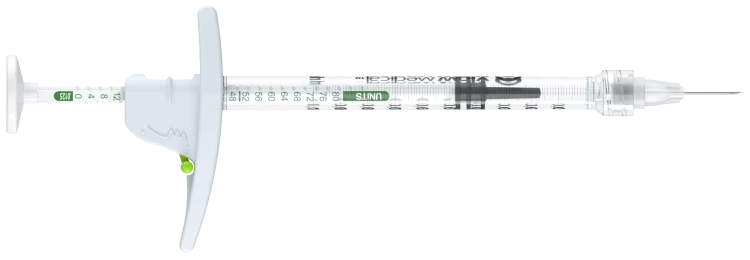 Strzykawka 3DOSE 1ml GREEN Vlow Medical 1szt