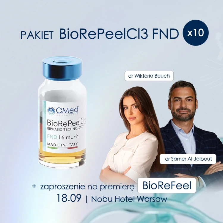 Pakiet BioRePeel FND 10x6ml + CMed BioReFeel Launch Event