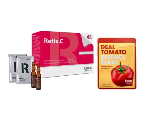 Retix C Retinol 4%+FARMSTAY maska z pomidorem.png