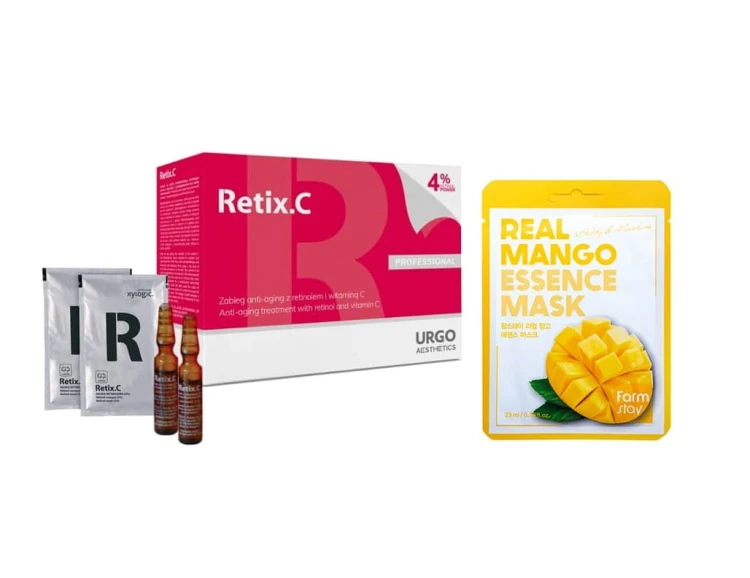 Retix C Retinol 4%+FARMSTAY maska z mango.png