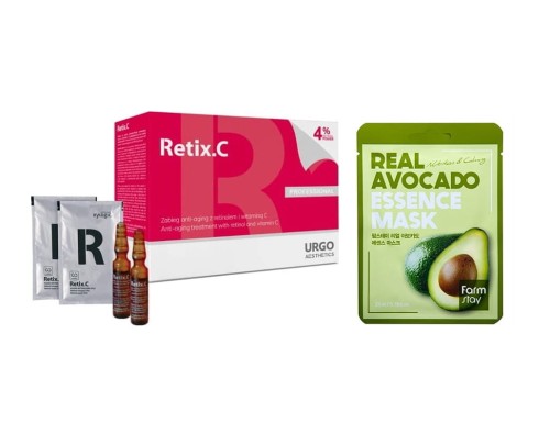 Retix C Retinol 4%+FARMSTAY maska z awokado.png