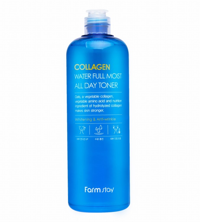 FARMSTAY COLLAGEN Water Full Moist All Day Toner 500ml.jpg