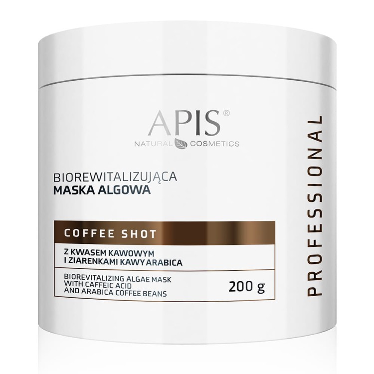 APIS Coffee Shot Biorewitalizująca maska algowa z kwasem kawowym i ziarenkami kawy 200g.jpg