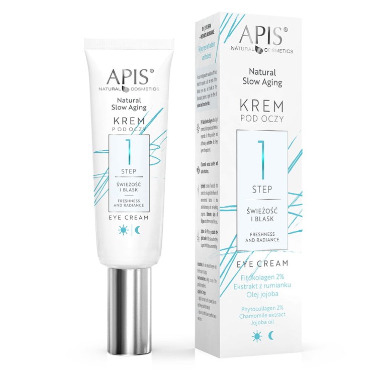 APIS Natural Slow Aging STEP 1 krem pod oczy świeżość i blask 15ml.jpg