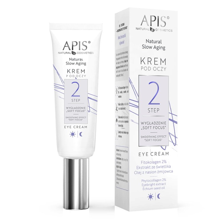 APIS Natural Slow Aging STEP 2 krem pod oczy wygładzenie SOFT FOCUS 15ml.jpg