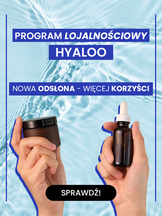 Banery informacyjny o programie lojalnościowym Hyaloo
