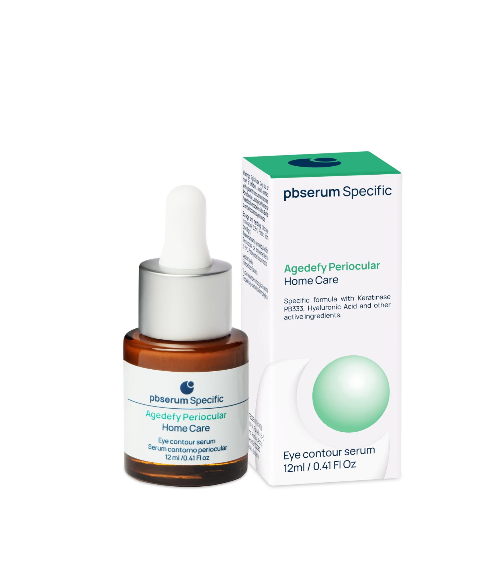 Сыворотка для кожи вокруг глаз PBSerum Specific Periocular Home Care, против теней и отёков, 12 мл