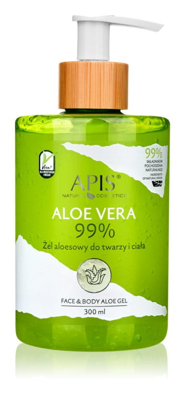APIS NATURAL ALOE VERA 99% el aloesowy do twarzy i ciaa 300ML